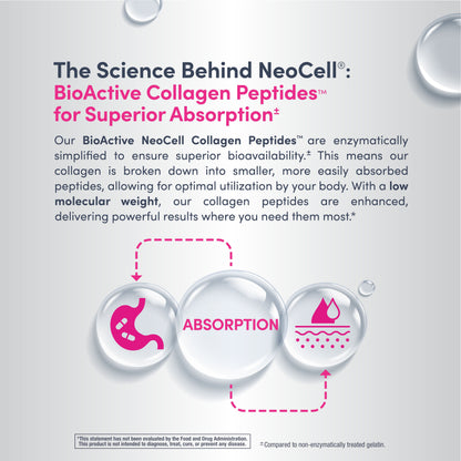 Advanced Collagen Peptides + Hyaluronic Acid + C, 13.7 oz (390 g) Powder