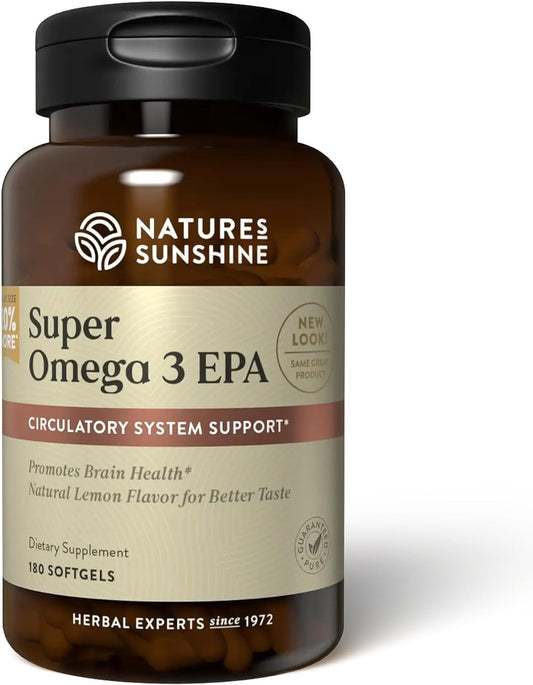 Nature's Sunshine Super Omega-3 EPA 180 Softgels