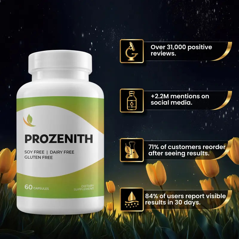Prozenith - 100% Natural - 2 Caps/Day - Advanced BHB Formula - Healthcare Supplement