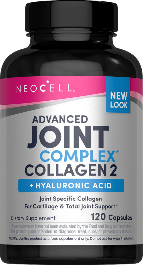 Joint Complex Collagen Type 2 + Hyaluronic Acid, 120 Capsules